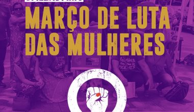 Março das Mulheres - calendário de atividades