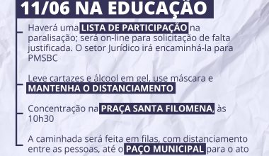 ORIENTAÇÕES PARALISAÇÃO