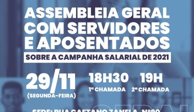assembleia geral - campanha salarial 2021