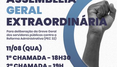 assembleia geral de greve dos servidores públicos