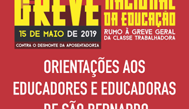 greve da educação