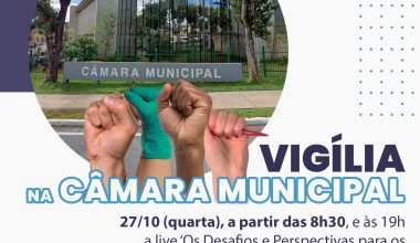vigília na câmara municipal
